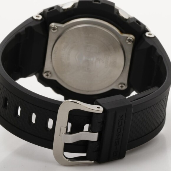 CASIO G-SHOCK GSTEEL GSTS3101A Black Silver Resin/Stainless Steel Men's Watch